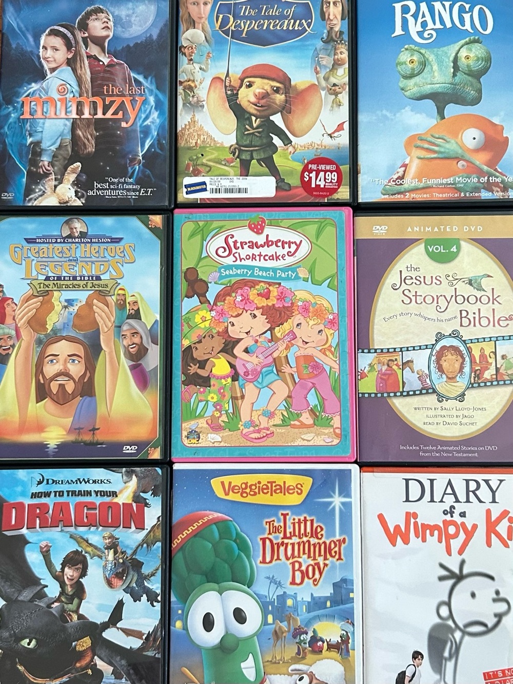 📀 9 Kid DVD lot 📀
